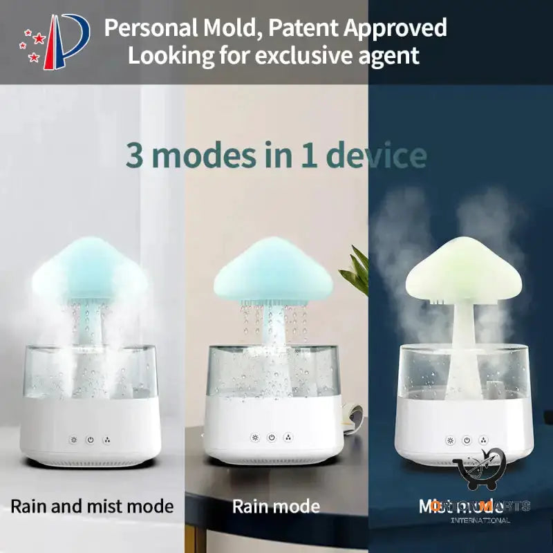 Desk Humidifier with Rain Cloud