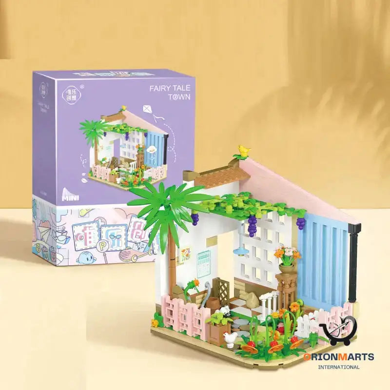 Mini Street View Building Block Set for Girls