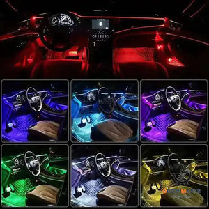 Car LED Strip Lights with Remote Control