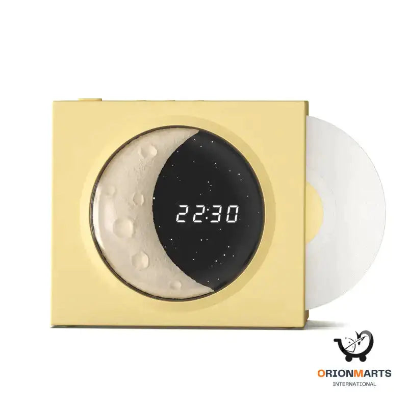 Vinyl Nostalgic Moon Clock Bluetooth Speaker