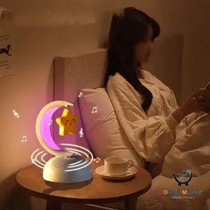 Moon Night Light with Audio for Desktop or Bedside