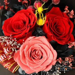 Austin Rose Carnation Gift Box for Mother’s Day