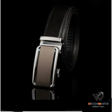 Men’s Leather Automatic Buckle Belt for Wholesale Business