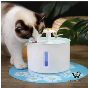 Automatic Pet Water Fountain with LED Lighting