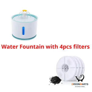 Automatic Pet Water Fountain with LED Lighting