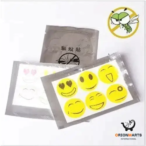 Mosquito Repellent Stickers with Cute Cartoon Design