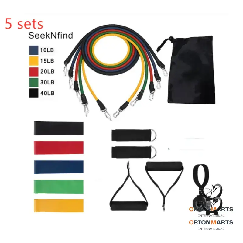 Elastic Rope Set for Strength Training and Muscle Building