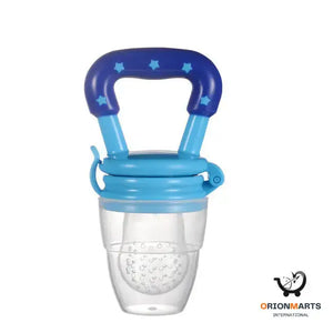 Baby Food Feeder with Pacifier Clip Holder Infant Baby
