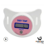 Baby pacifier digital thermometer