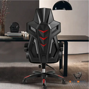 Ergonomic Game Swivel Chair with Backrest and Reclinable