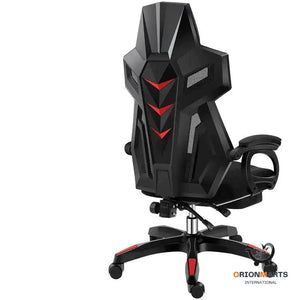 Ergonomic Game Swivel Chair with Backrest and Reclinable