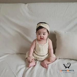 Simple Cotton Waffle Romper