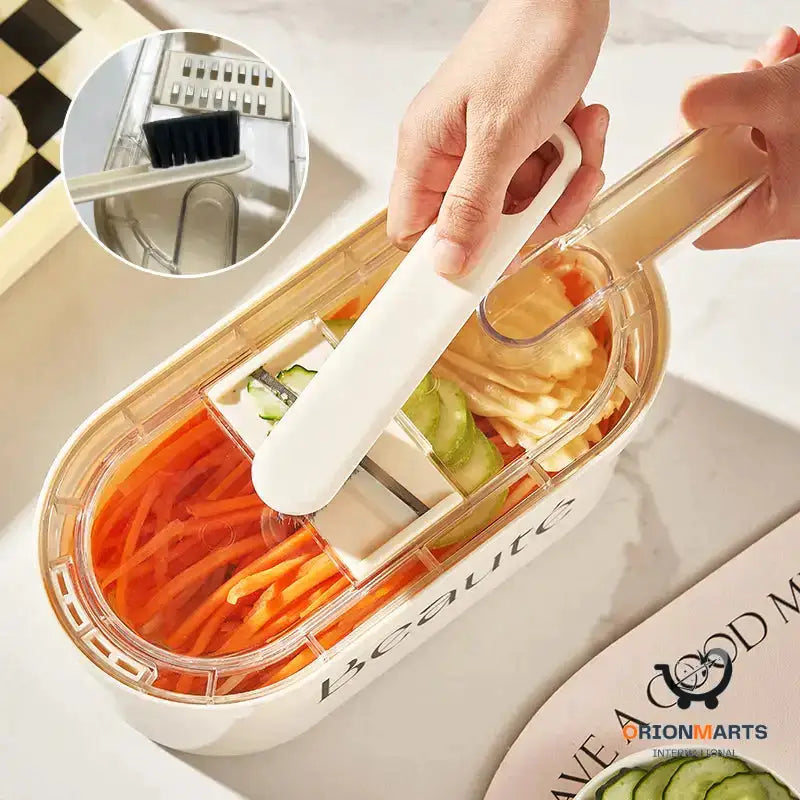 2023 New Multifunction Vegetable Cutter With Basket