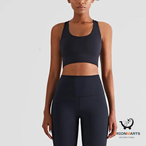 Cross Back Support Yoga Top