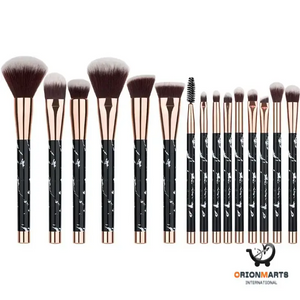 11 sets of marble makeup brush with makeup brush beauty