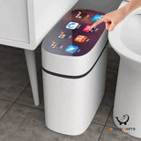 Bedroom and Living Room Smart Trash Can with Lid