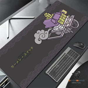 Extra Long Black Mouse Pad