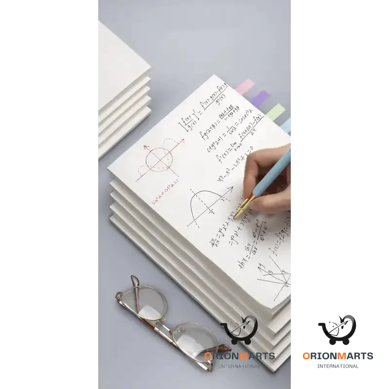 Blank Draft Book for Students with Eye Protection
