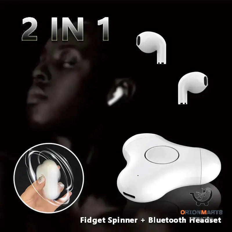 Multi-Function Bluetooth Headset with Fidget Spinner