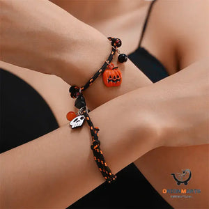 Halloween Love Magnetic Bracelet Set