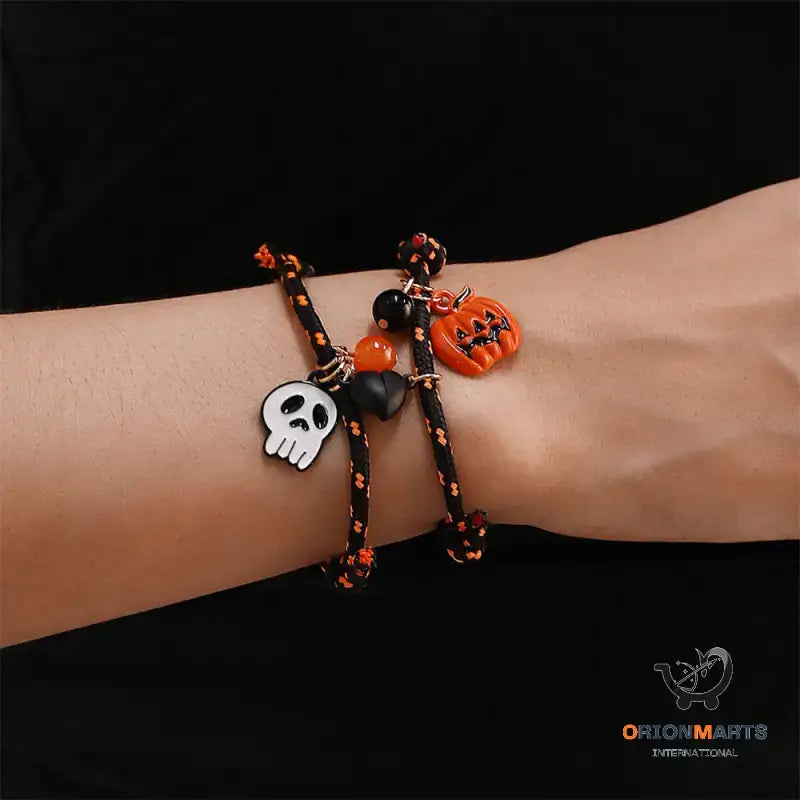 Halloween Love Magnetic Bracelet Set