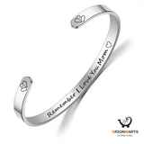 Personalized Stainless Steel C-shaped Bracelet Ring