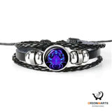Zodiac Constellation Braided Bracelet