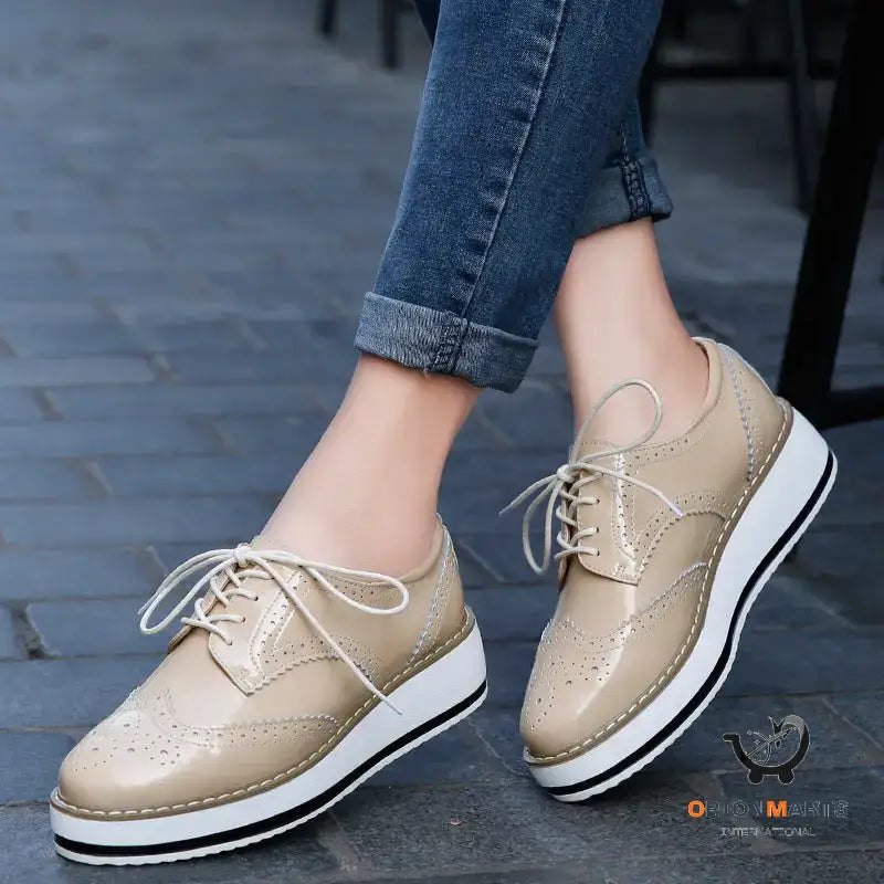 Lace-up Flats Shoes Sports British Style