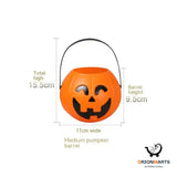 Portable Smiley Pumpkin Bucket Party Ornaments