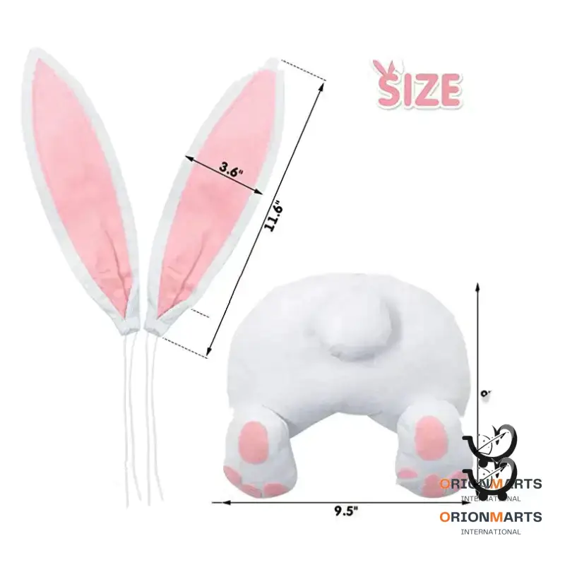 Easter Bunny Faceless Doll Costume