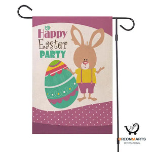 Happy Bunny Egg Garden Flag