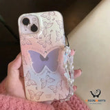 Laser Gradient Butterfly Phone Case