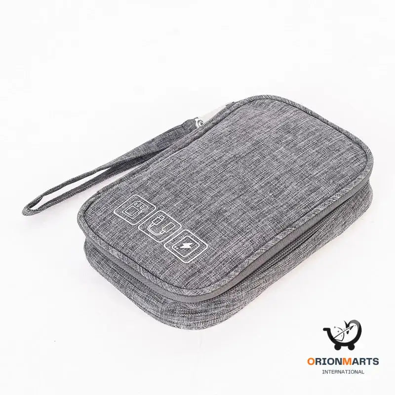 Portable Cable Organizer Bag for Travelers