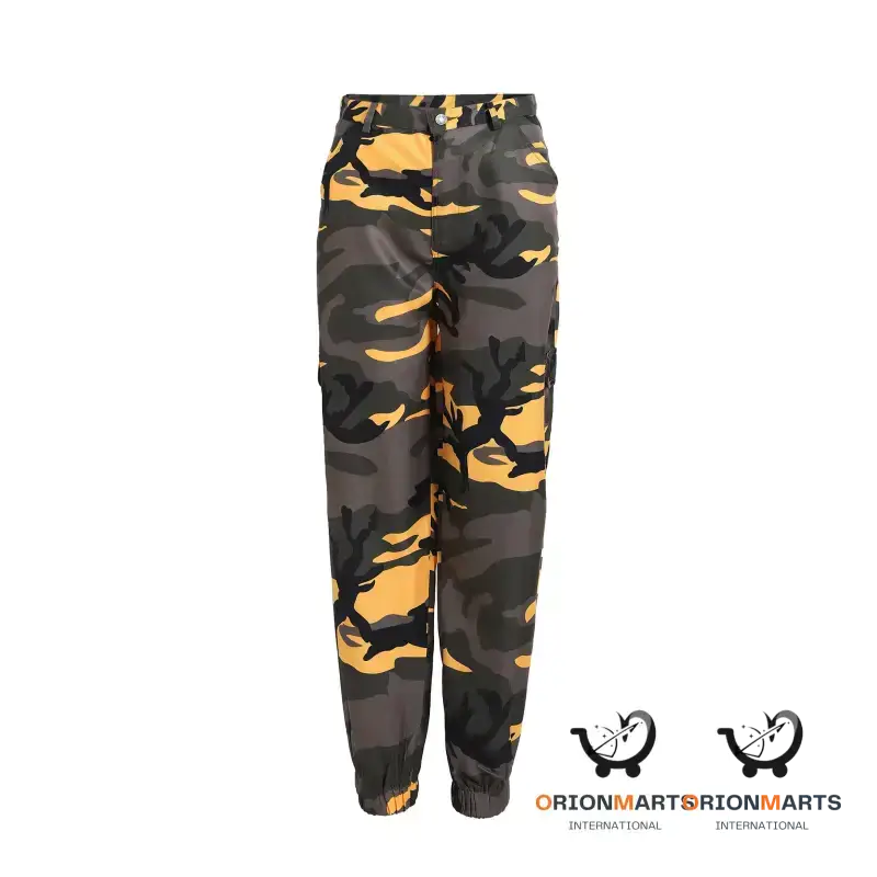 Camouflage Workwear Denim Harem Pants