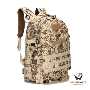 Camouflage Mountaineering Backpack for Outdoor Activities