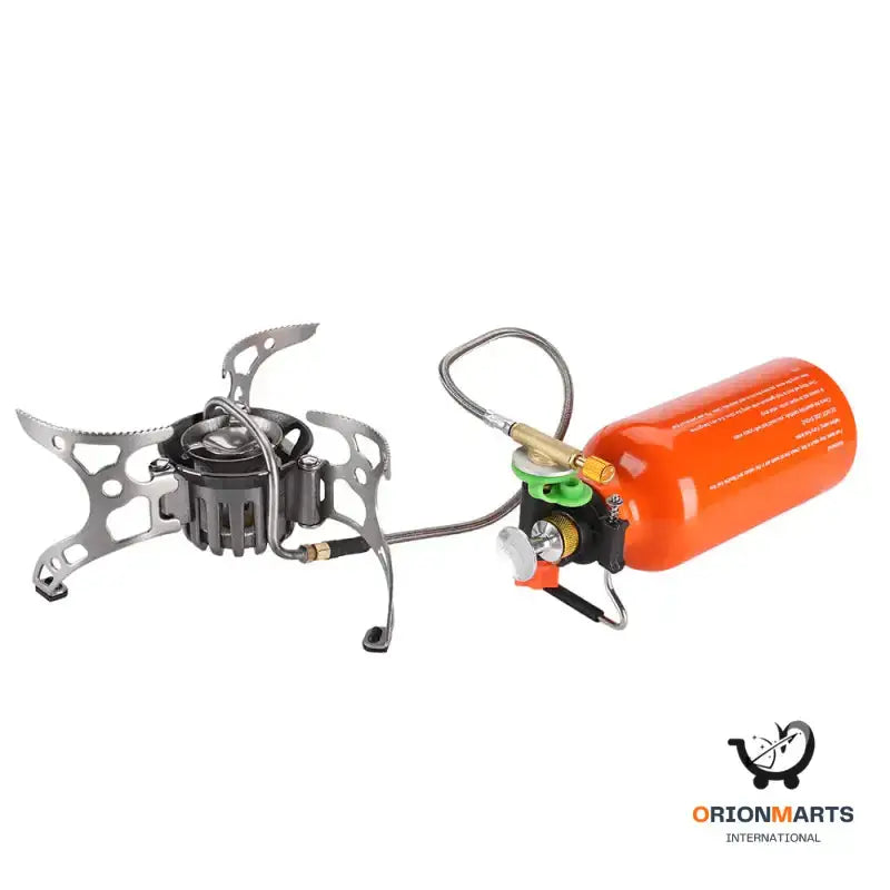 Portable Camping Stove with Dual-use Gas Tank