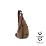 Men’s Casual Canvas Chest Pack Crossbody Bag