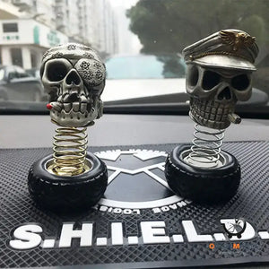 Car Skull Personality Ornament