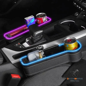 Car Seat Slot Storage Box with Charging Function