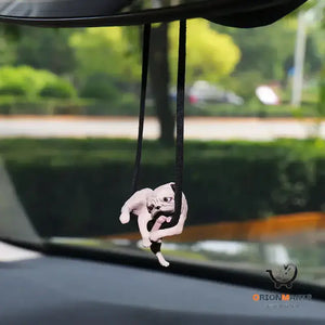 Car Mirror Pendant Tongue Out Cute Car Decoration