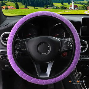 Water Cube Super Soft Short Pile Car Steering Wheel Cover