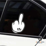 Middle Finger Car Sticker