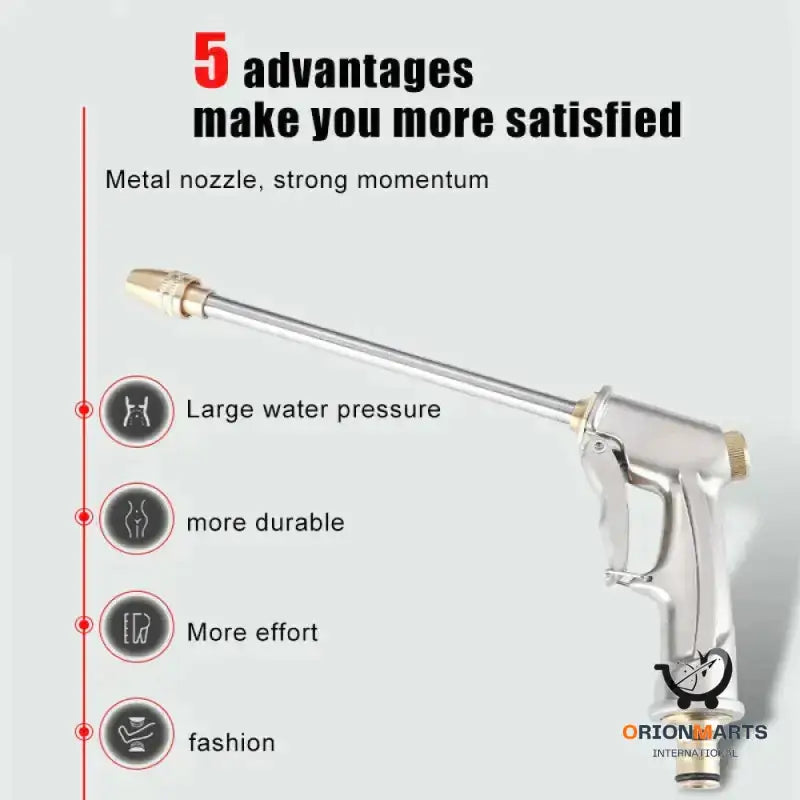 High Pressure Power Washer Gun Water Spray Nozzle Wand