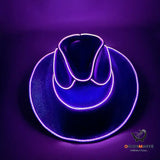 LED Colorful Cowboy Hat for Halloween Parties