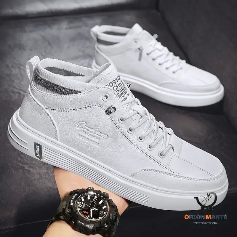 Flats Shoes Men’s Elastic Band Sneakers Casual Outdoor Daily