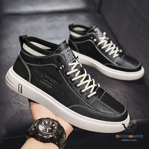 Flats Shoes Men’s Elastic Band Sneakers Casual Outdoor Daily