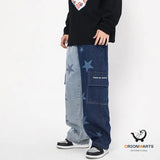 Star Print Hip Hop Jeans
