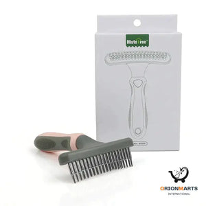 Dual-Sided Pet Grooming Comb for Dogs and Cats