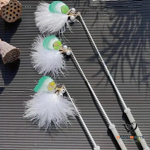 Interactive Feather Teaser Cat Toy