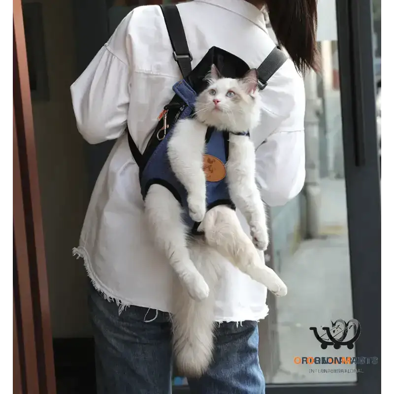 Breathable Cat Backpack for Outdoor Spring Adventures